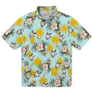 Penguin Palm Tree Flower Hawaiian Shirt Best selling