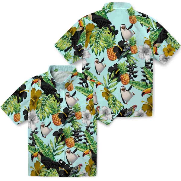 Penguin Toucan Hibiscus Pineapple Hawaiian Shirt Latest Model