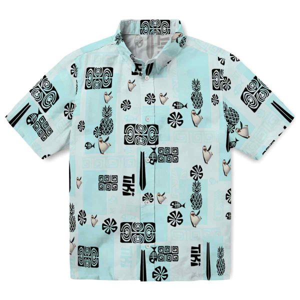 Penguin Tribal Symbols Hawaiian Shirt Best selling