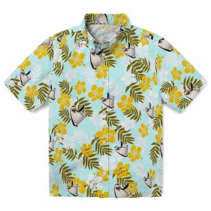 Penguin Tropical Floral Hawaiian Shirt Best selling