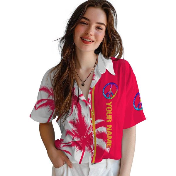 Personalized 60s Palm Trees Hawaiian Shirt Trendy