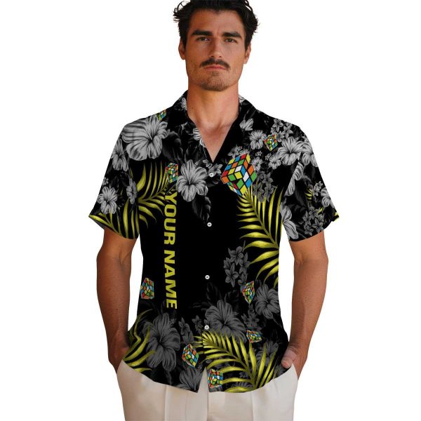 Personalized 80s Hibiscus Print Hawaiian Shirt High quality