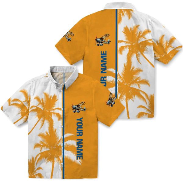 Personalized Airplane Palm Trees Hawaiian Shirt Latest Model