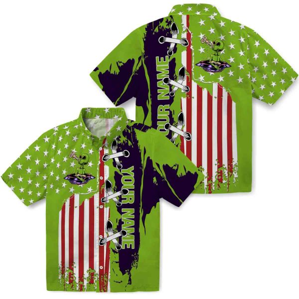 Personalized Alien Stitched Flag Hawaiian Shirt Latest Model