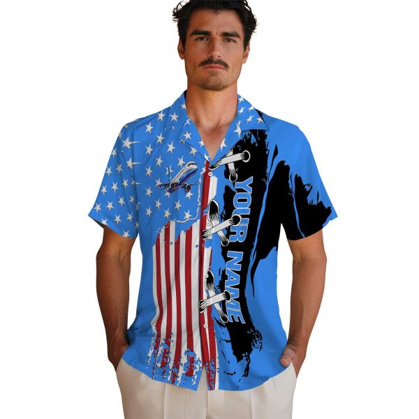 Personalized Aviation Stitched Flag Hawaiian Shirt High quality