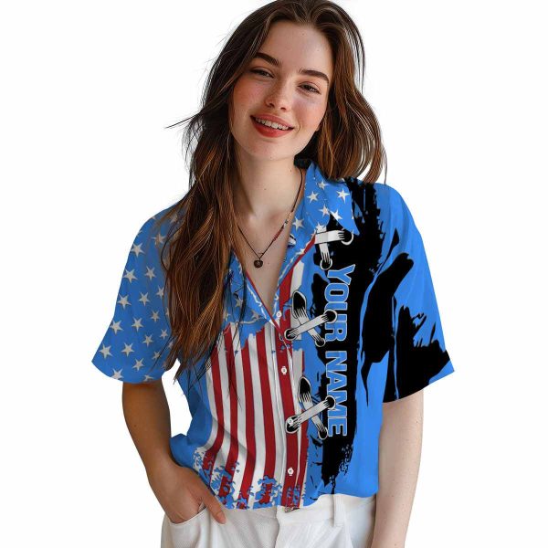 Personalized Aviation Stitched Flag Hawaiian Shirt Trendy