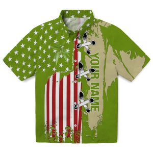 Personalized Bamboo Stitched Flag Hawaiian Shirt Best selling