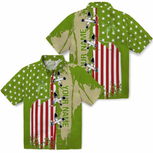 Personalized Bamboo Stitched Flag Hawaiian Shirt Latest Model