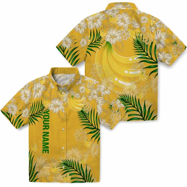 Personalized Banana Hibiscus Print Hawaiian Shirt Latest Model