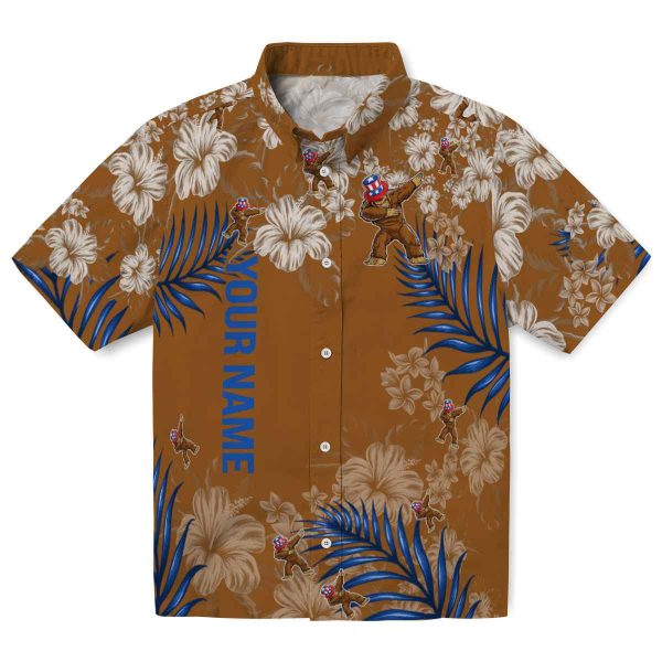 Personalized Bigfoot Hibiscus Print Hawaiian Shirt Best selling