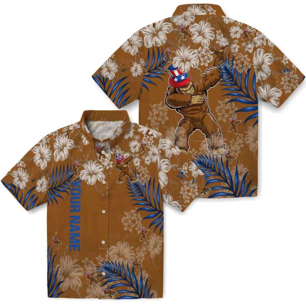 Personalized Bigfoot Hibiscus Print Hawaiian Shirt Latest Model