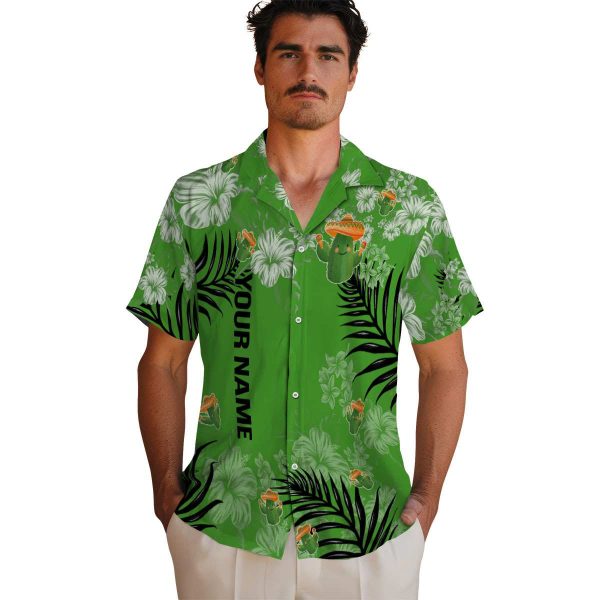 Personalized Cactus Hibiscus Print Hawaiian Shirt High quality