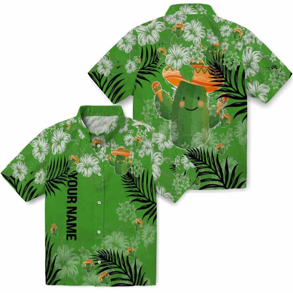 Personalized Cactus Hibiscus Print Hawaiian Shirt Latest Model