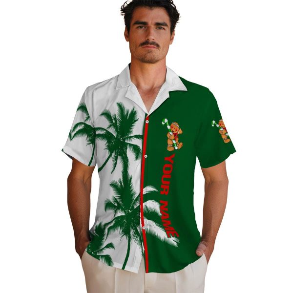 Personalized Christmas Palm Trees Hawaiian Shirt High quality