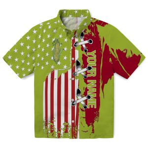 Personalized Corn Stitched Flag Hawaiian Shirt Best selling