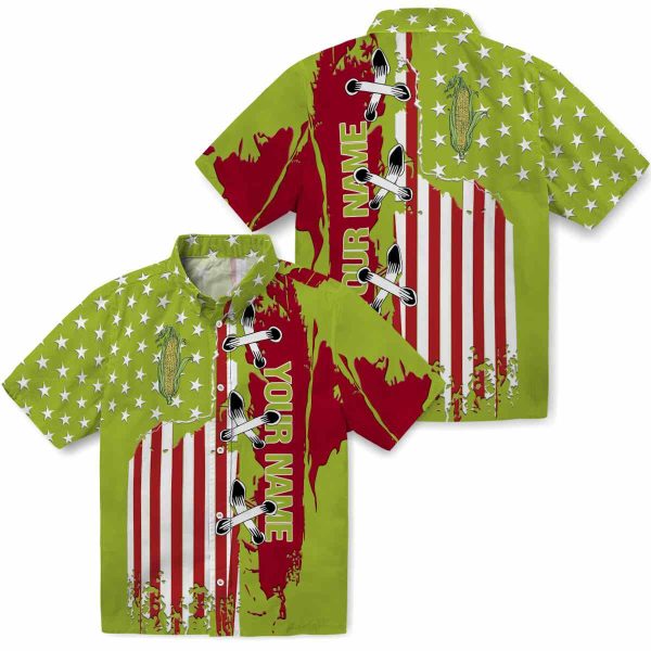 Personalized Corn Stitched Flag Hawaiian Shirt Latest Model