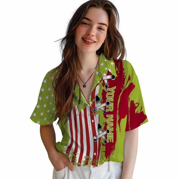 Personalized Corn Stitched Flag Hawaiian Shirt Trendy