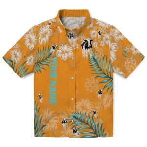 Personalized Cow Hibiscus Print Hawaiian Shirt Best selling