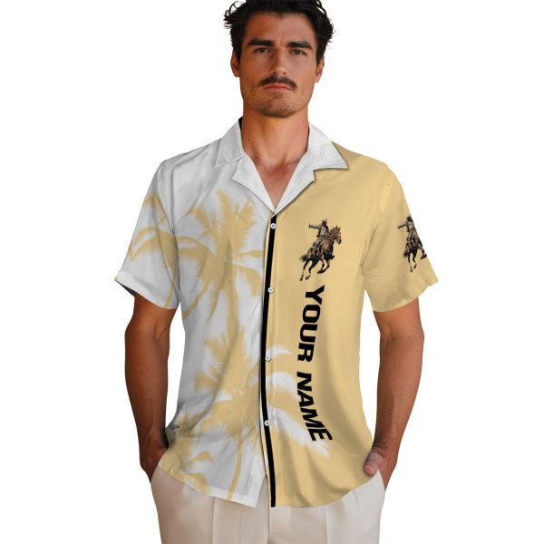 Personalized Cowboy Palm Trees Hawaiian Shirt High quality