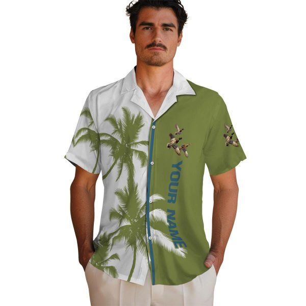 Personalized Duck Palm Trees Hawaiian Shirt High quality