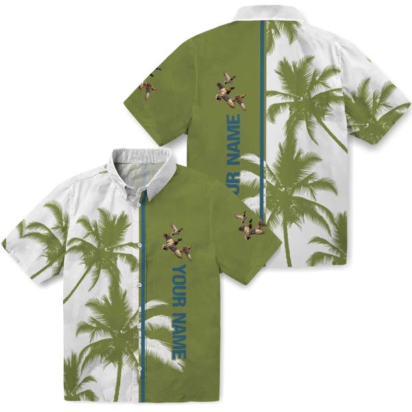 Personalized Duck Palm Trees Hawaiian Shirt Latest Model