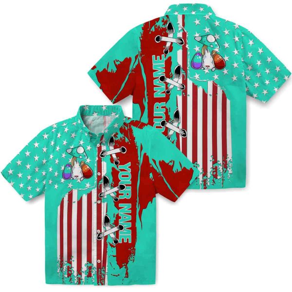 Personalized Easter Stitched Flag Hawaiian Shirt Latest Model