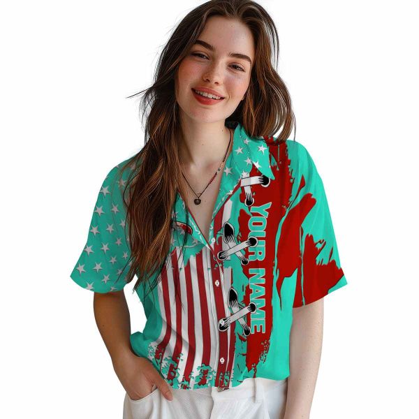 Personalized Easter Stitched Flag Hawaiian Shirt Trendy