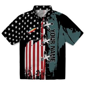 Personalized Fishing Stitched Flag Hawaiian Shirt Best selling