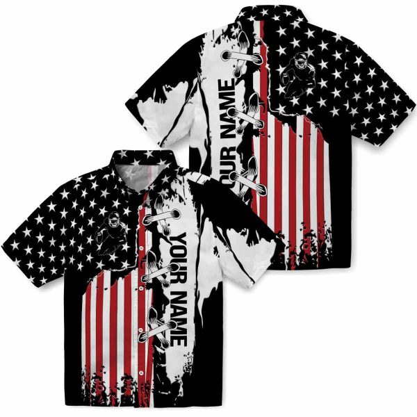 Personalized Football Stitched Flag Hawaiian Shirt Latest Model