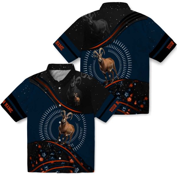 Personalized Goat Abstract Waves Hawaiian Shirt Latest Model