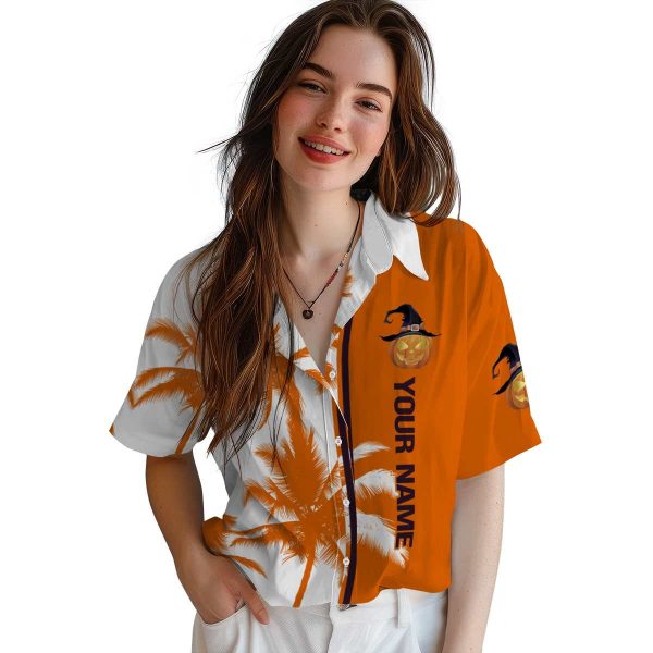 Personalized Halloween Palm Trees Hawaiian Shirt Trendy