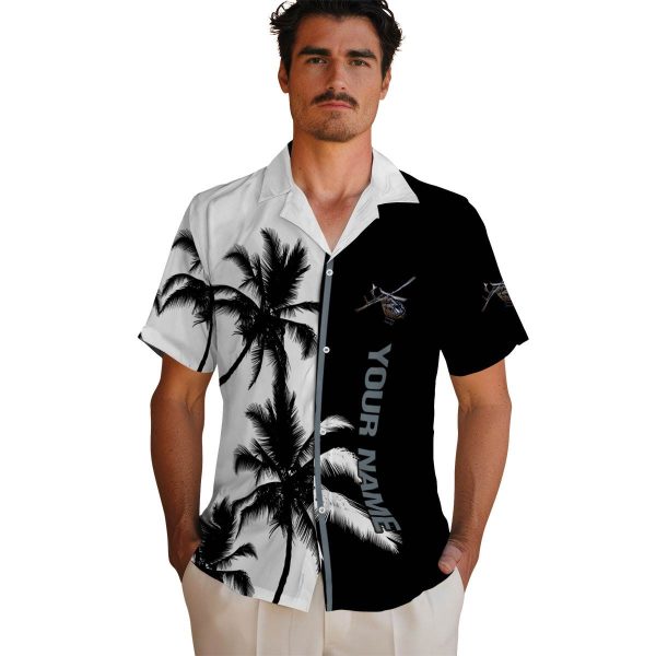 Personalized Helicopter Palm Trees Hawaiian Shirt High quality