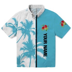 Personalized Hibiscus Palm Trees Hawaiian Shirt Best selling