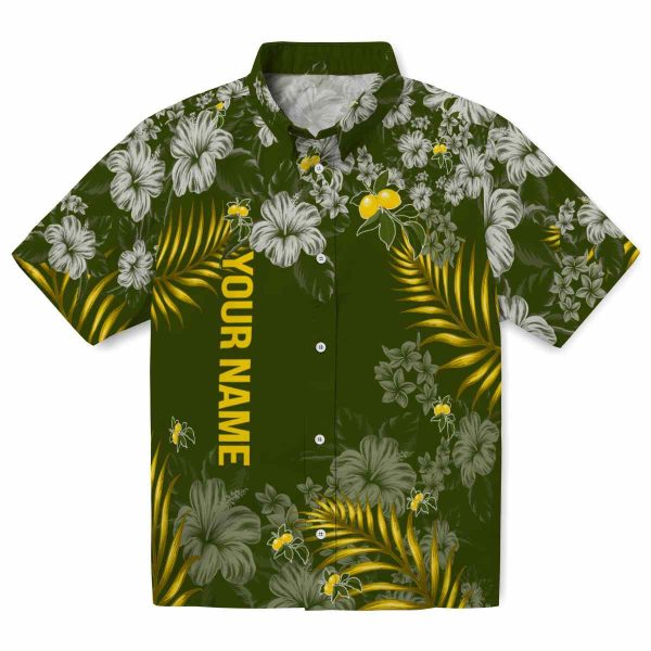 Personalized Lemon Hibiscus Print Hawaiian Shirt Best selling