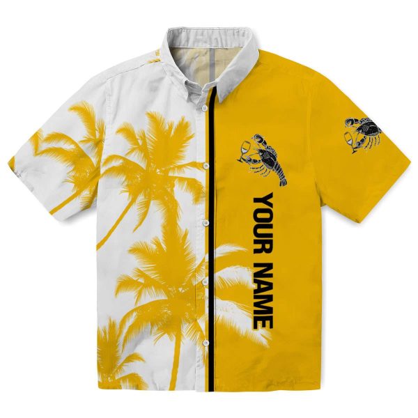 Personalized Lobster Palm Trees Hawaiian Shirt Best selling