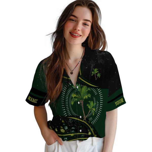 Personalized Palm Tree Abstract Waves Hawaiian Shirt Trendy