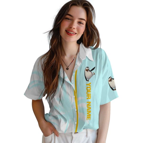 Personalized Penguin Palm Trees Hawaiian Shirt Trendy