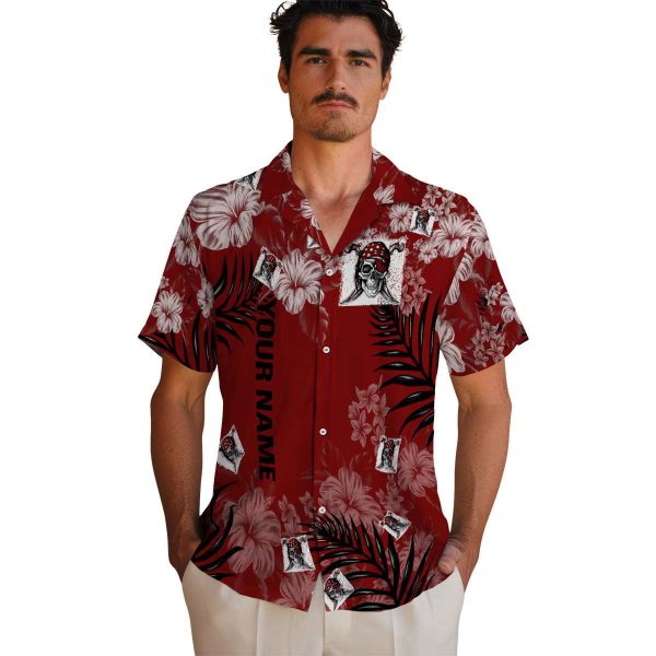 Personalized Pirate Hibiscus Print Hawaiian Shirt High quality