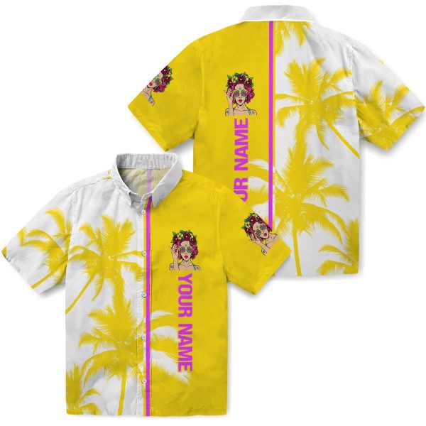 Personalized Pop Palm Trees Hawaiian Shirt Latest Model