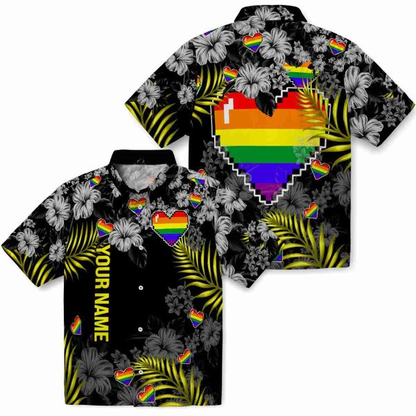 Personalized Pride Hibiscus Print Hawaiian Shirt Latest Model