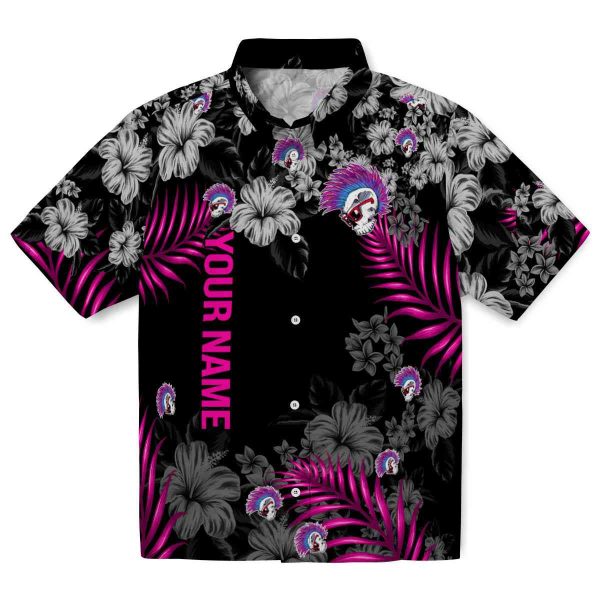 Personalized Punk Hibiscus Print Hawaiian Shirt Best selling