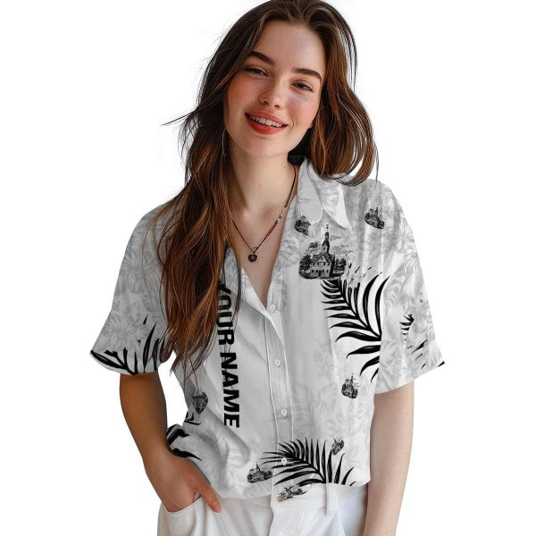 Personalized Puritan Hibiscus Print Hawaiian Shirt Trendy