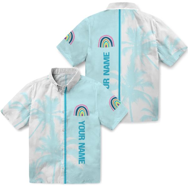 Personalized Rainbow Palm Trees Hawaiian Shirt Latest Model