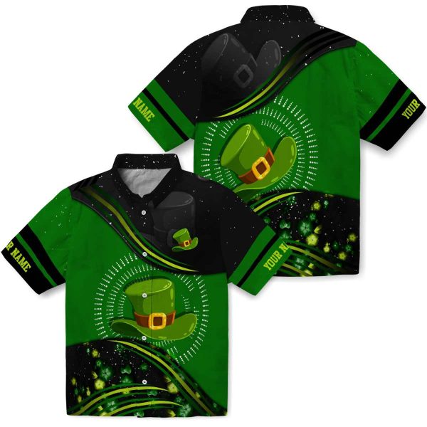 Personalized St Patricks Day Abstract Waves Hawaiian Shirt Latest Model