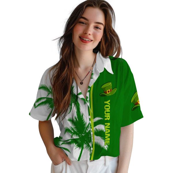 Personalized St Patricks Day Palm Trees Hawaiian Shirt Trendy