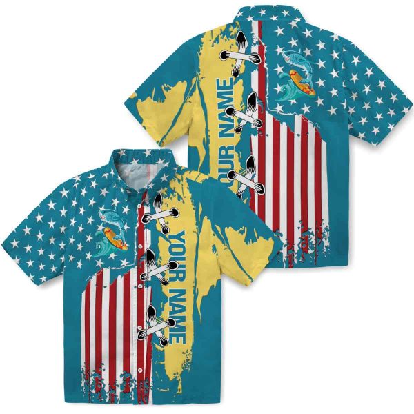 Personalized Summer Stitched Flag Hawaiian Shirt Latest Model