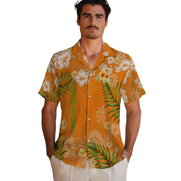 Personalized Sunflower Hibiscus Print Hawaiian Shirt High quality