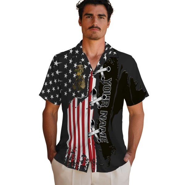 Personalized Tactical Stitched Flag Hawaiian Shirt High quality