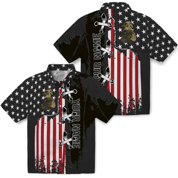 Personalized Tactical Stitched Flag Hawaiian Shirt Latest Model