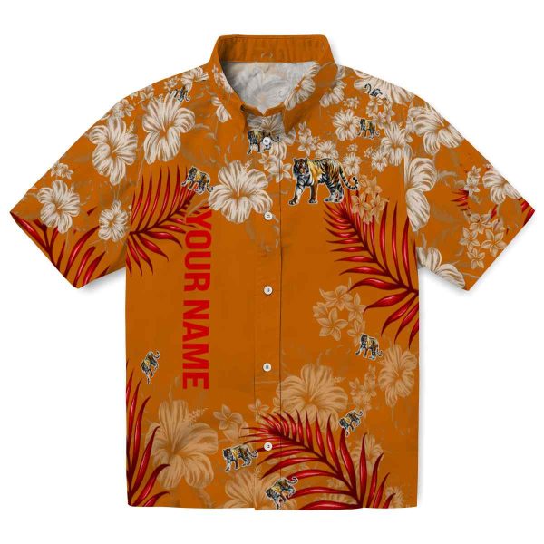 Personalized Tiger Hibiscus Print Hawaiian Shirt Best selling